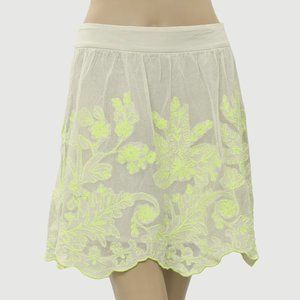 Anthropologie Vanessa Virginia Electric Vines Super Cute Skirt for SPRING!!!